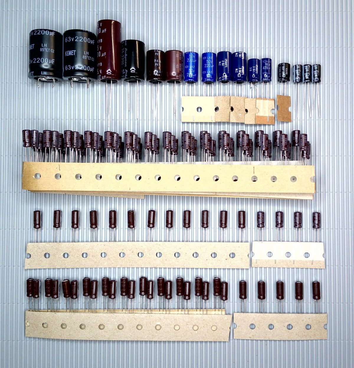 TEAC X-2000 2000M 2000R Elektrolyt-Kondensator-Set komplett recap repair
