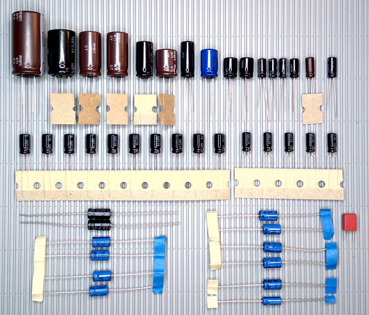 B&O Beogram CD X v2 Elektrolyt-Kondensator-Set komplett Panasonic recap repair